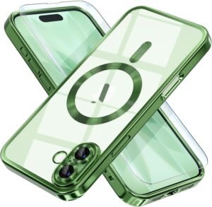 Magnetic Case for iPhone 17 Green
